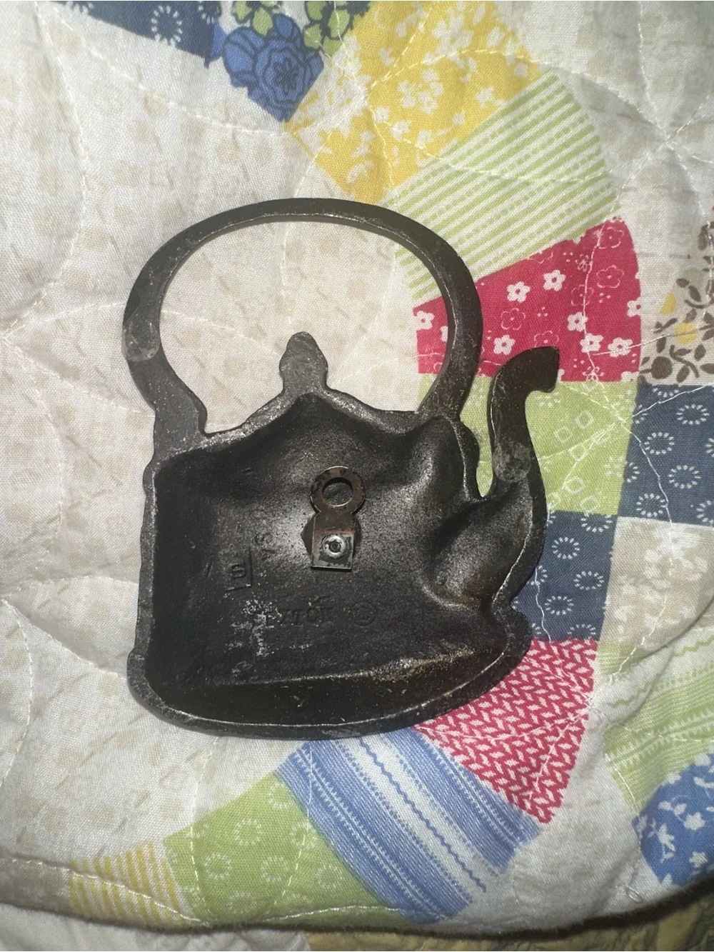 Vintage-Style Black Cast Iron Teapot Decorative Kettle